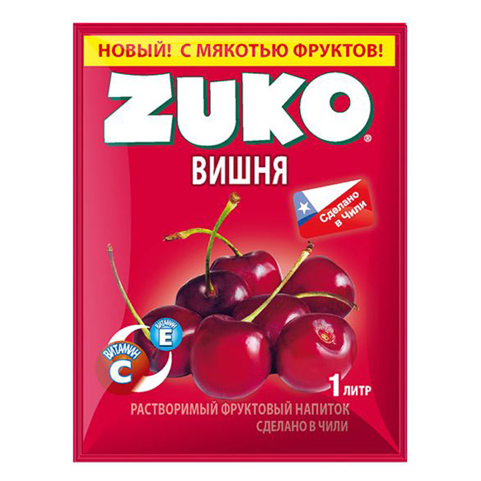 Растворимый напиток Zuko Вишня   20гр