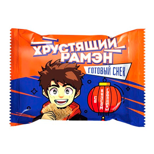 Снек Конфитой Хрустящий Рамен с говядиной   20гр