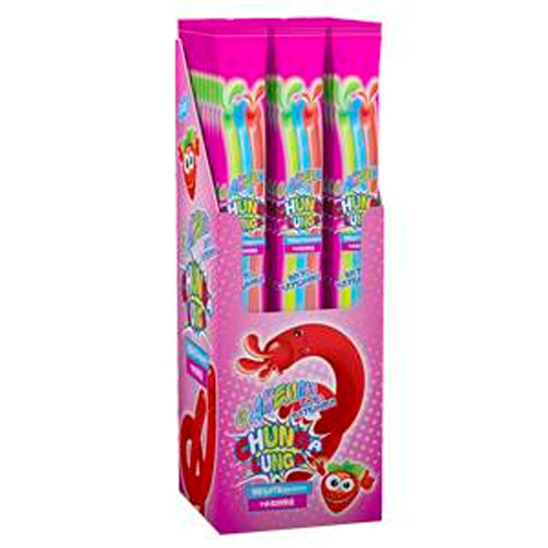 Жев.резинка Chunga Lunga с жидким центром со вкусом клубника    25гр