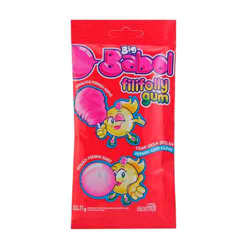 Жев.резинка Big Babol Strawberry Filifolly  11гр