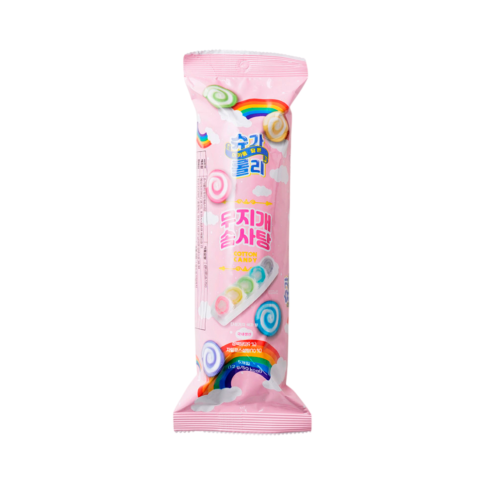 Сладкая вата Sugarolly Радужная ассорти   12гр