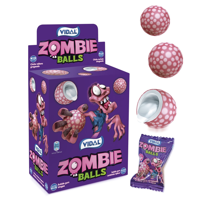 Жев. резинка Vidal Зомби (Zombie balls)