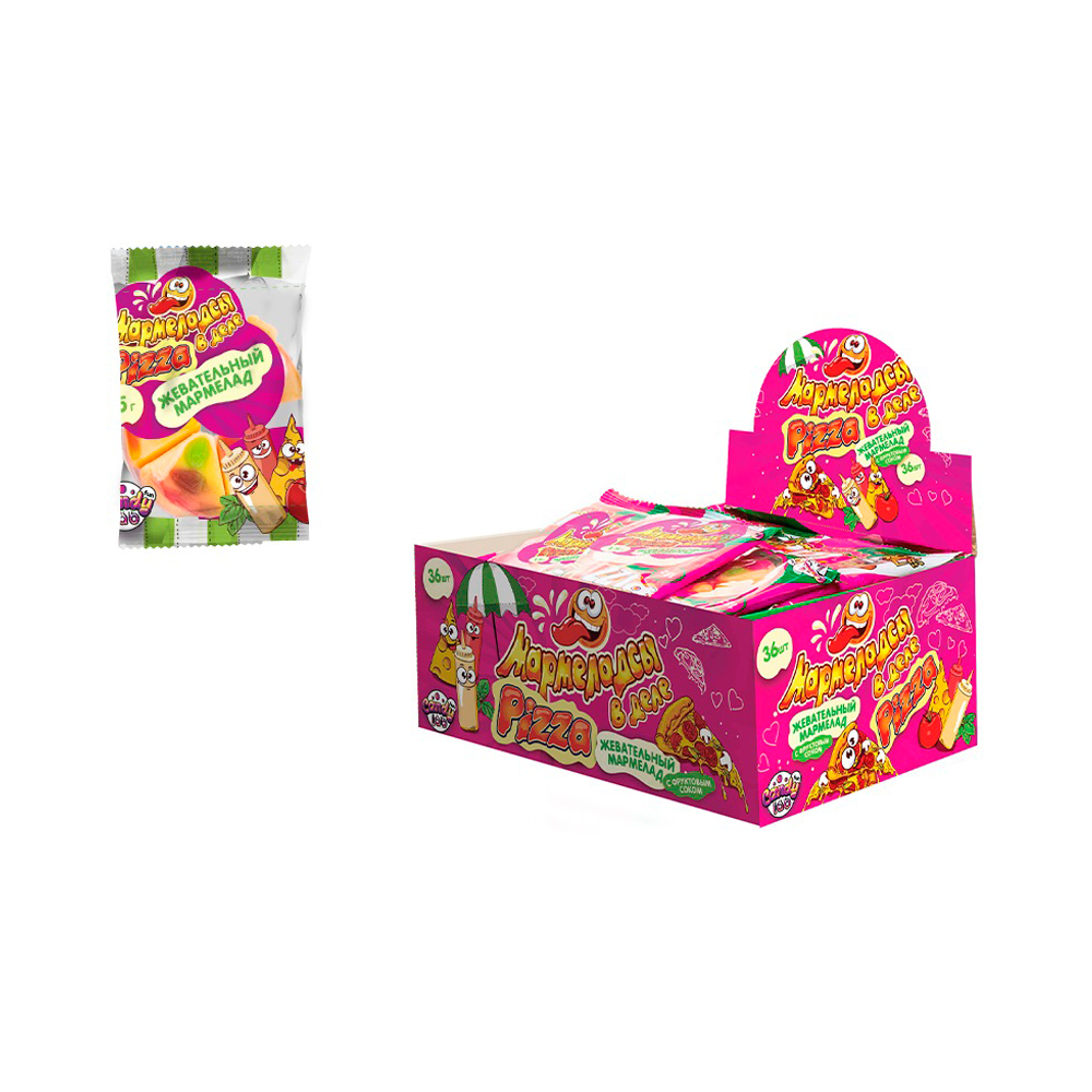 Жев.мармелад Мармеладсы в деле Sweet Pizza   15гр