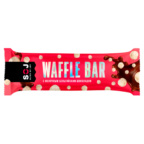 Waffle bar вафельный кранч в мол. шоколаде 40гр.