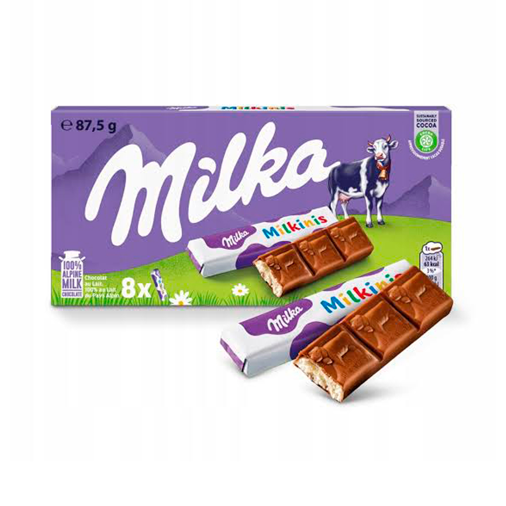 Шоколад Milka milkinis stik   87,5гр
