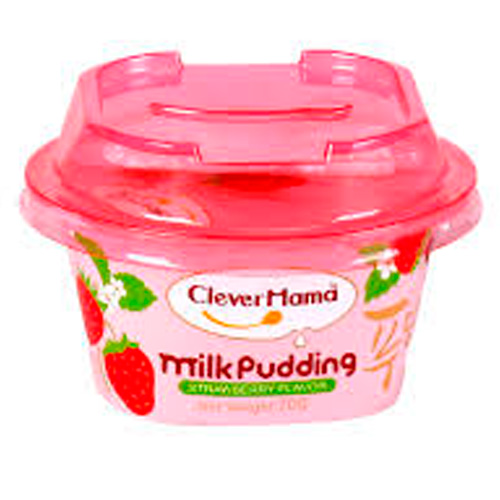 Желе CleverMama Milk Pudding Strawberry Flavour   70гр