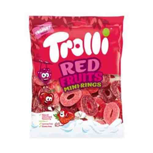 Жев.мармелад Trolli Red Fruits Mini-Rings   100гр