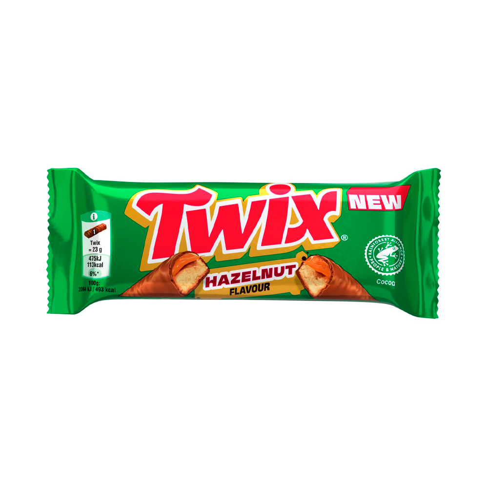 Шоколадный батончик Twix Hazelnut   46гр