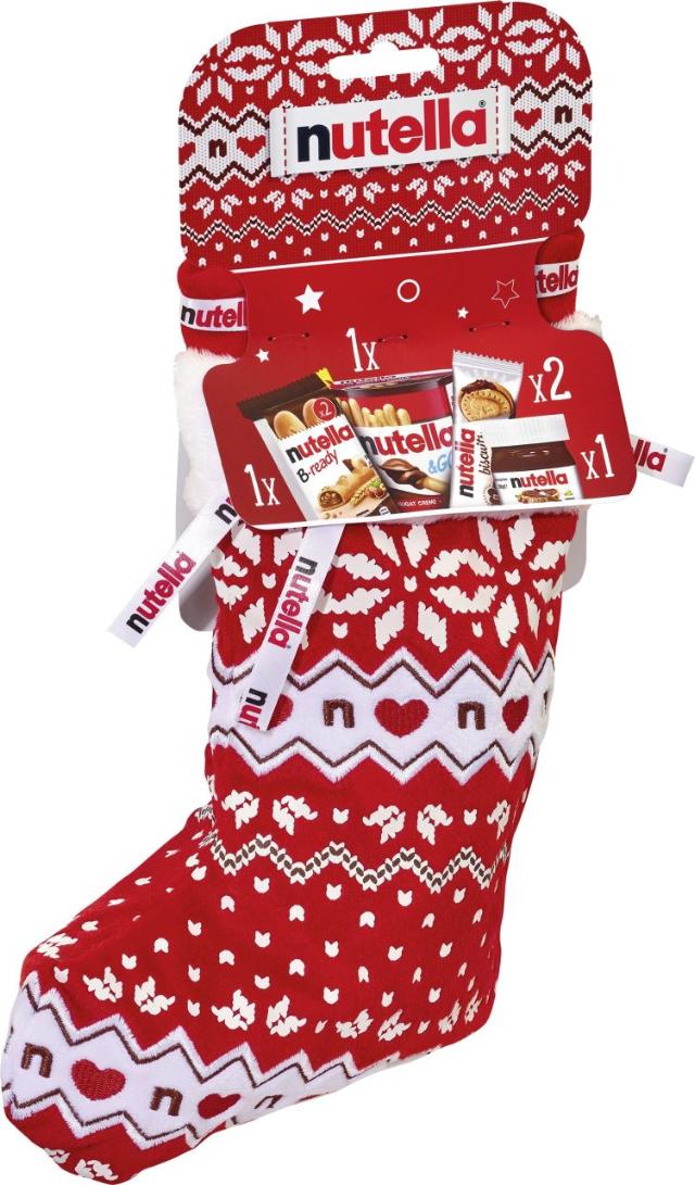 Шоколадный набор Nutella Рождественский носок   209гр