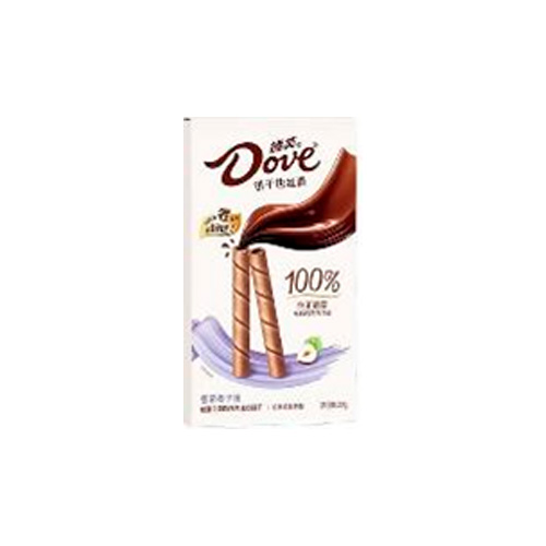 Вафельные трубочки Dove Фундук    20гр