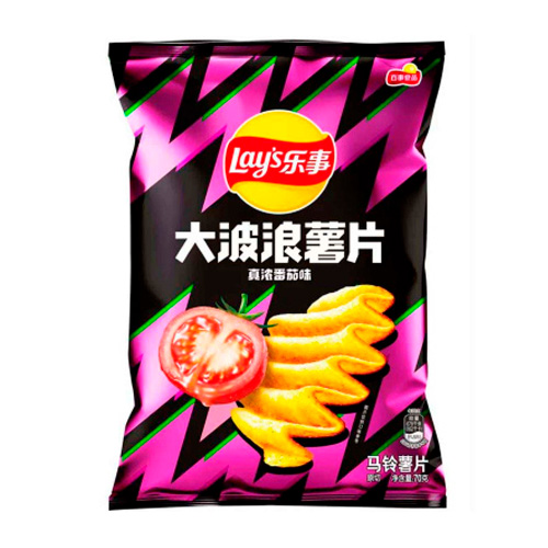Чипсы Lay's Big Wave pure tomato   40гр