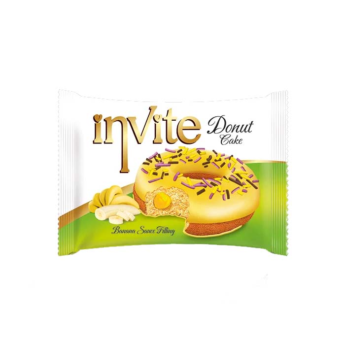 Пончик Invite Donut Banana 40гр. Турция
