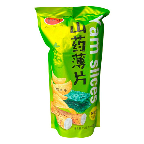 Чипсы Shuyangyang YamChip нори  33гр