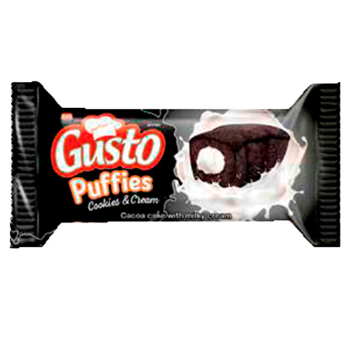 Кекс Gusto Puffies Cocoa Cake with Milk Cream   35гр