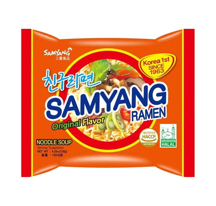 Лапша Samyang Ramen острая со вкусом говядины   120гр