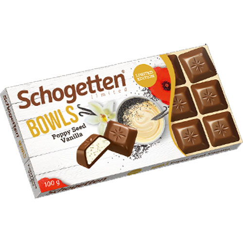 Шоколад Schogetten Poppy seed vanilla 100гр