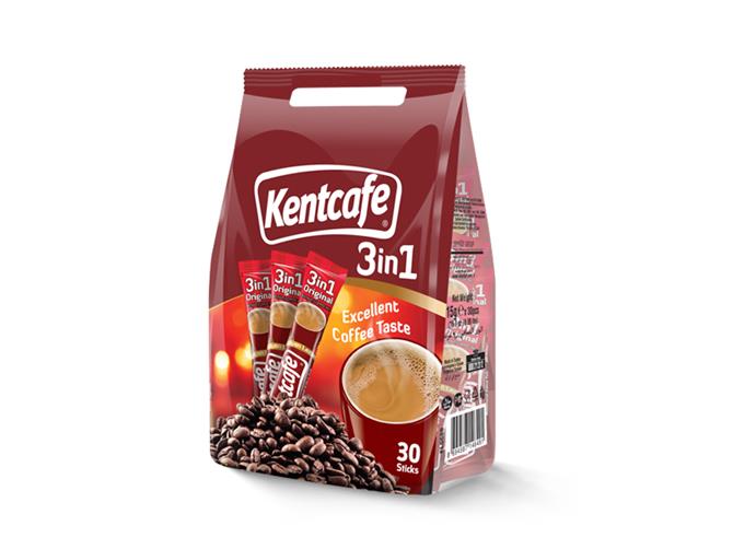 Растворимый кофе Kentcafe 3 в 1 Original mix 15 гр.(Economy pack)