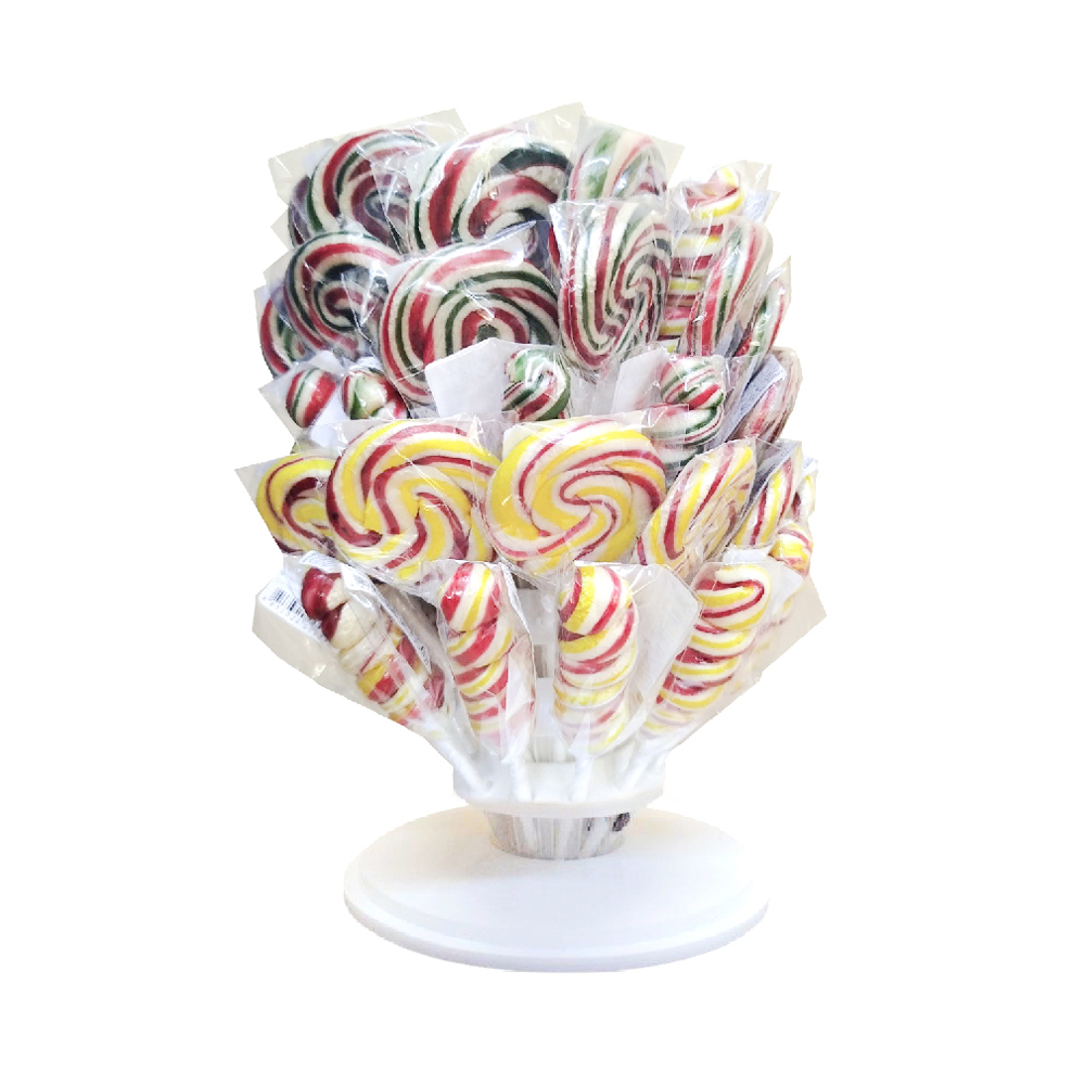 Конфета на палочке СТБел Плюс Радужная завитушка   20гр