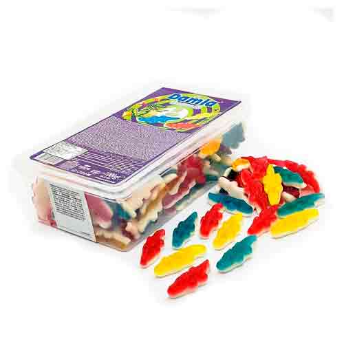 Жев.мармелад Damla Gummy Crocodile (18гр)    1 000гр