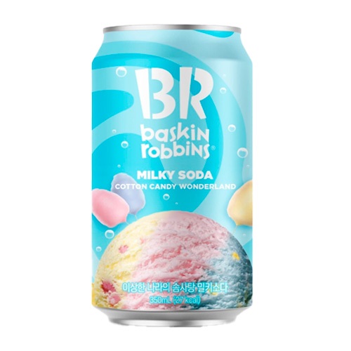 Газ.напиток Baskin Robbins Milky Soda Cotton Candy   350мл