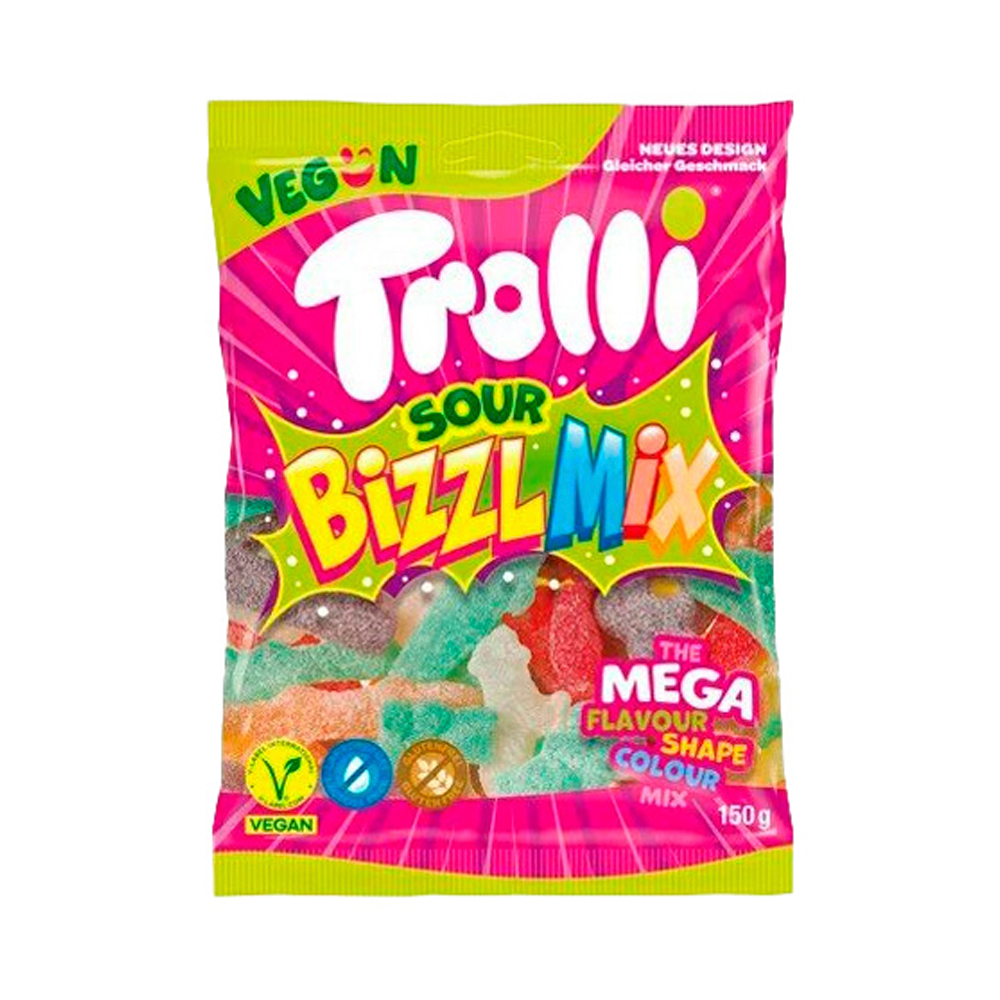 Жев.мармелад Trolli Bizzl Mix   150гр