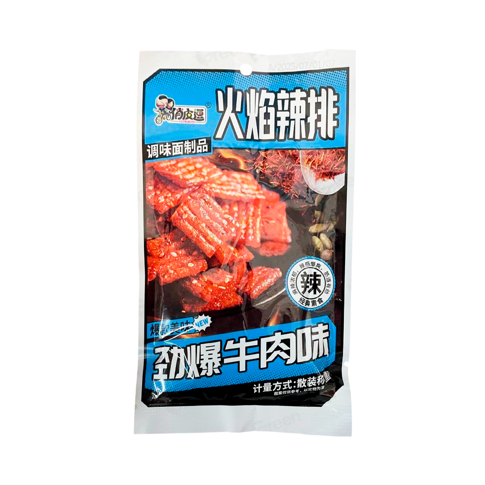 Снек Qiao pi dou со вкусом говядины   20гр