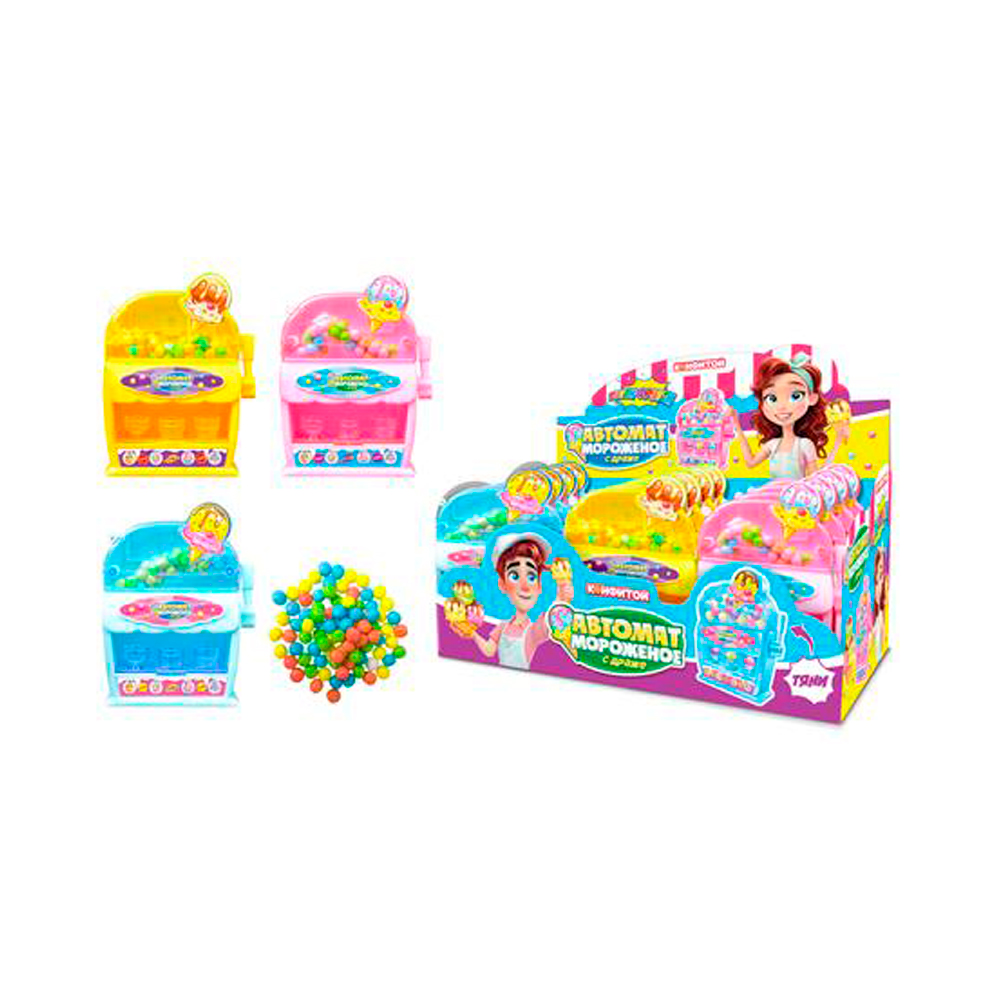 Драже Тутти-Фрутти Автомат мороженое   8гр