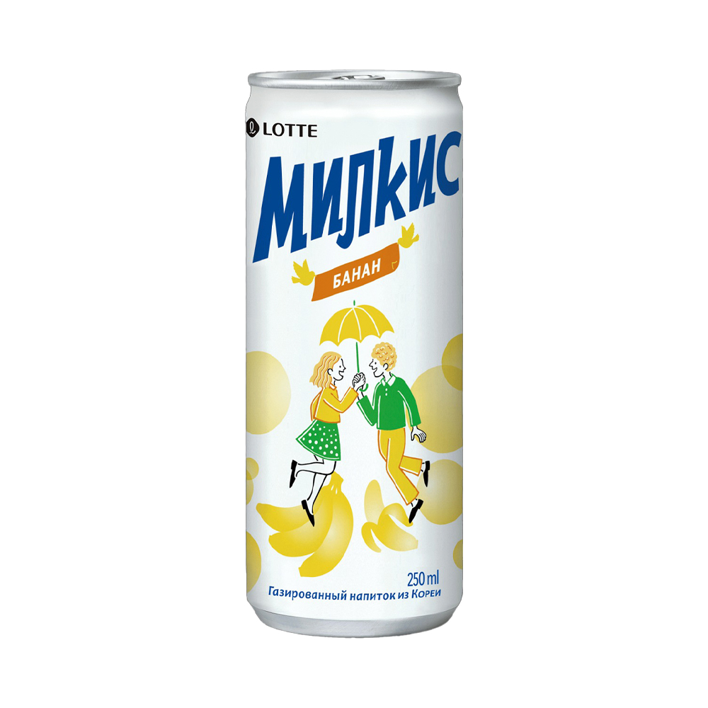 Газ.напиток Lotte Milkis Banana   250мл
