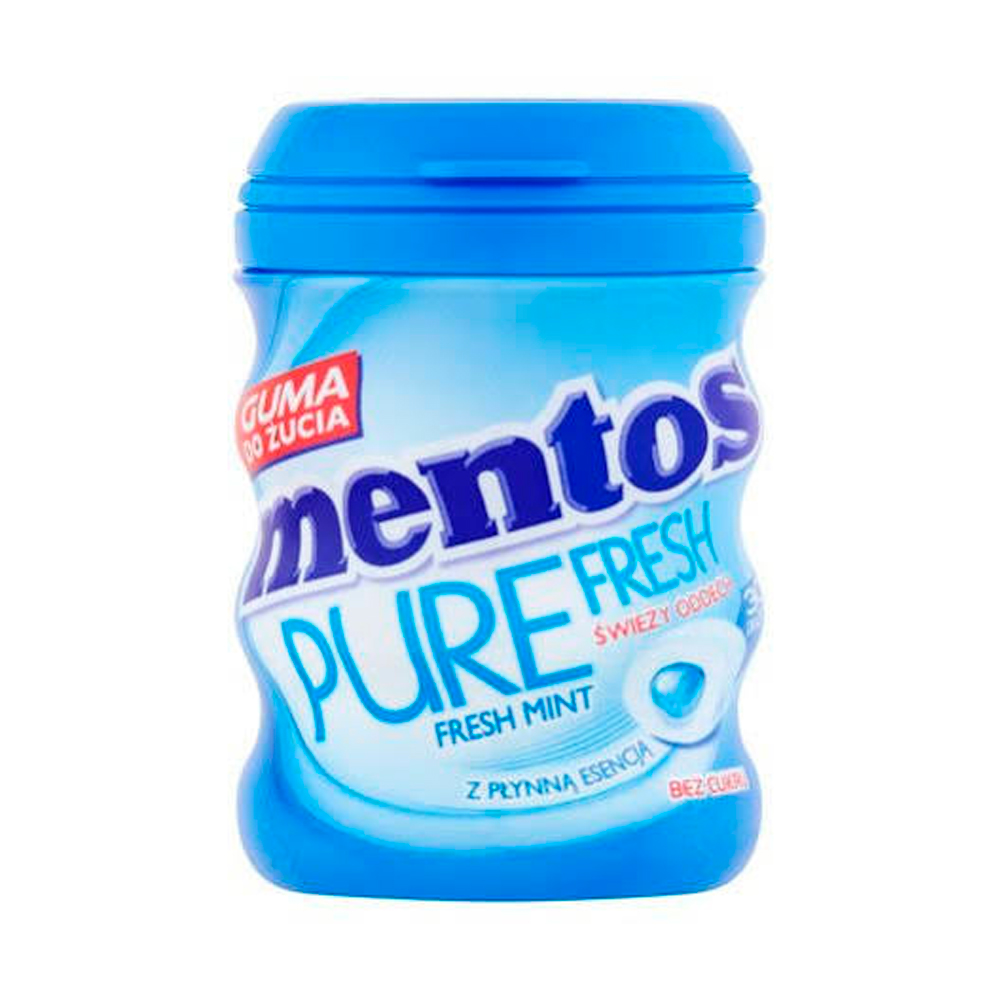Жев.резинка Mentos Pure Fresh Mint   60гр