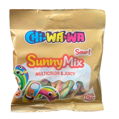 Жев.мармелад Chi-Wa-Wa Mix Gold Sunny Sour 90гр