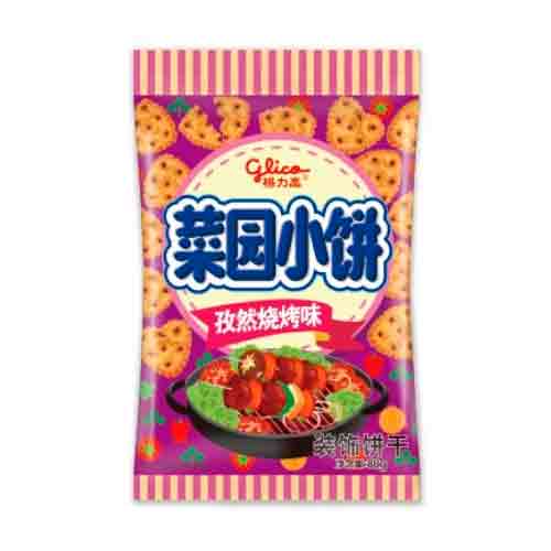 Печенье Cai Yuan Крекеры со вкусом барбекю с тмином 80гр