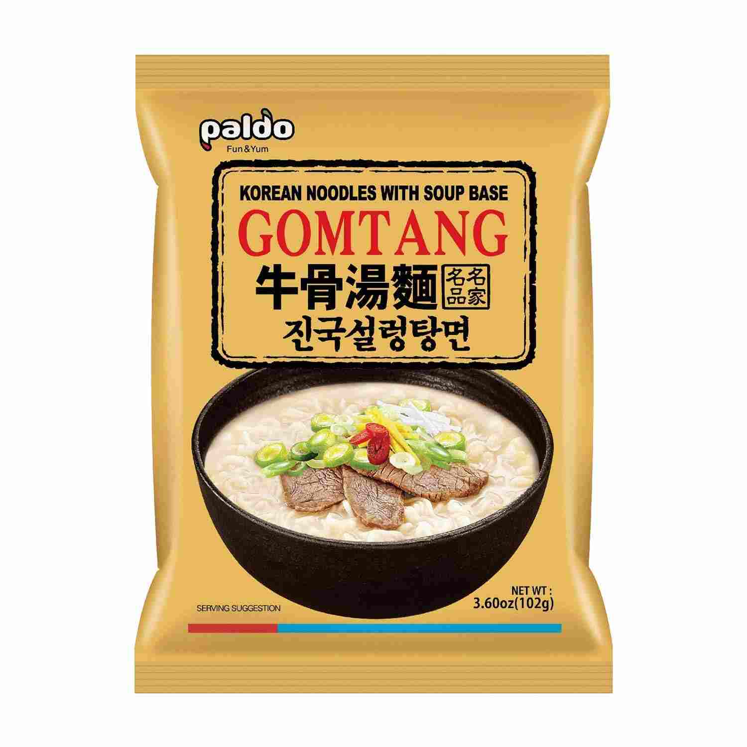 Лапша Samyang Гомтанг рамен  со вкусом говядины в белом бульоне   110гр