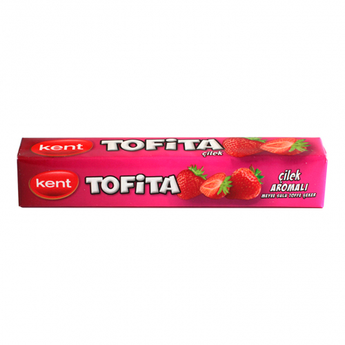 Жевательная конфета Tofita Клубника 47гр.