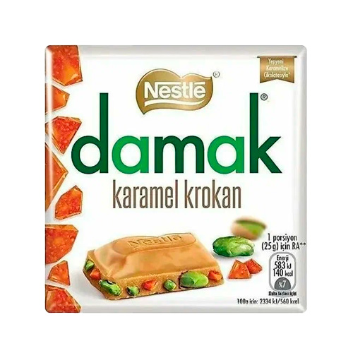 Шоколад Nestle Damak Karamel Krokan   60гр