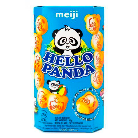 Печенье Meiji Hello Panda milk 42 гр