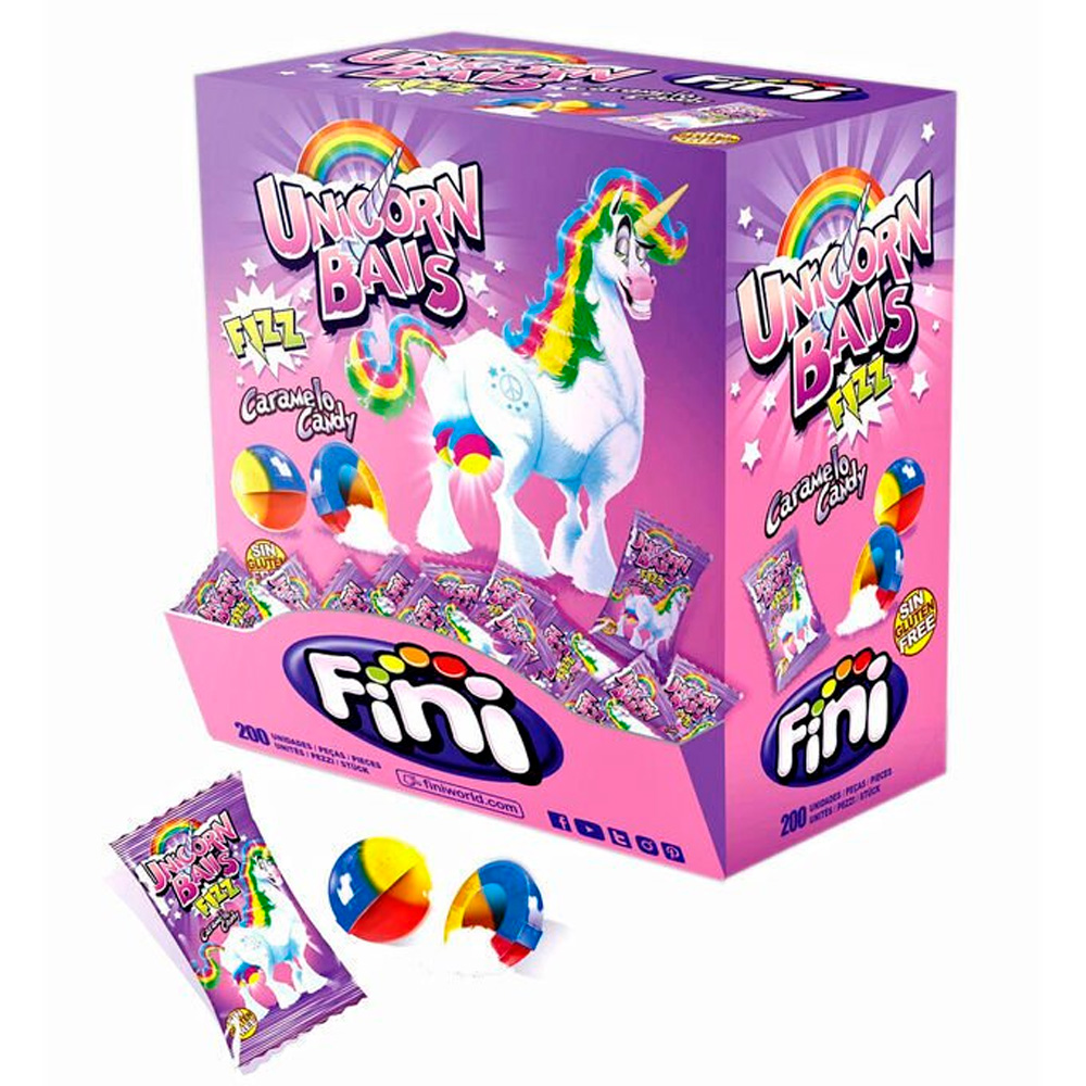 Карамель леденцовая FINI "Unicorn balls" (Яйца Единорога)   5гр