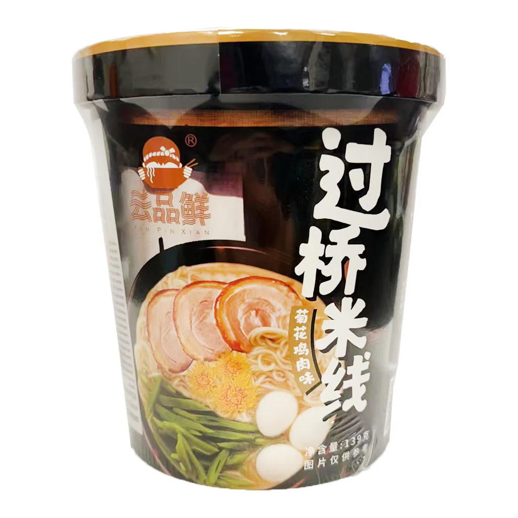 Лапша YunPinXian со вкусом курицы с хризантемой   140,5гр