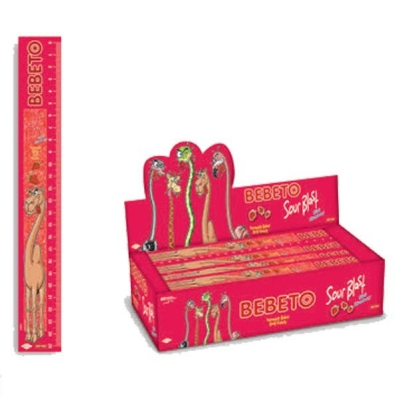 Мармелад Bebeto Sour blast со вкусом клубники 15гр