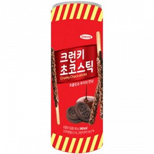 Печенье Sunyoung "Палочки шоколадные с крошеной печенькой (Crunky Choco Stick)" 18гр.