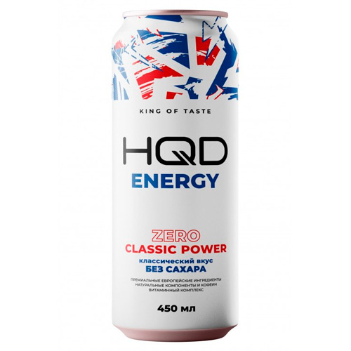 Энергетический напиток HQD Energy Zero Classic м  450мл