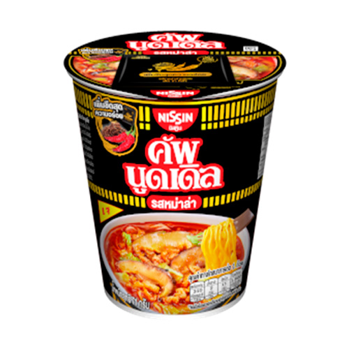 Лапша Nissin Instant Noodle Cup Mala Flavor   71гр