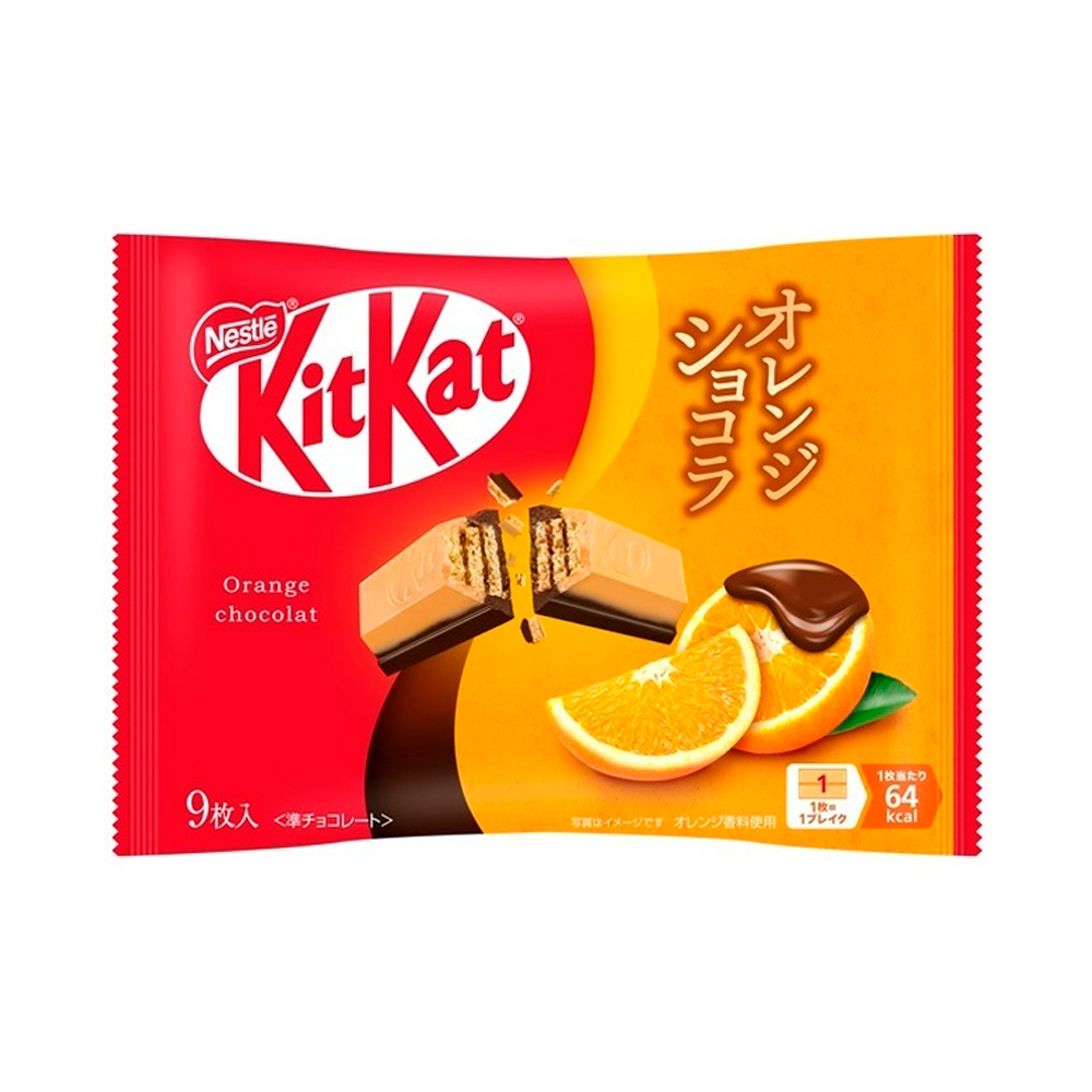 Шоколадные батончики KitKat mini Orange chocolat    104,4гр