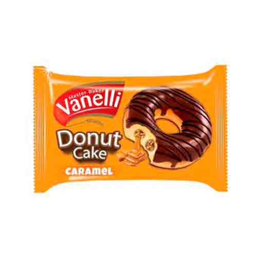 Бисквитное Пирожное Vanelli Donut Caramel 50гр