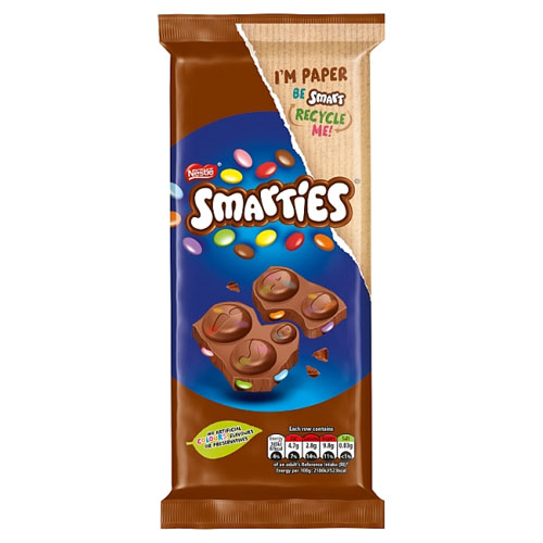 Шоколад молочный Smarties с драже 90гр