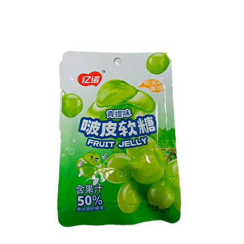 Жев.мармелад Fruit Jelly виноград зеленый   22гр