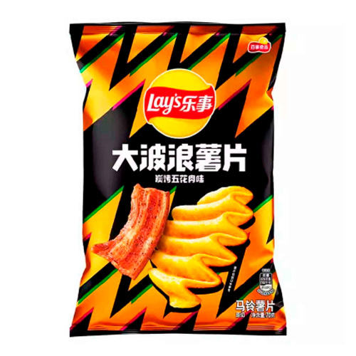 Чипсы Lay's Big Wave grilled pork   40гр