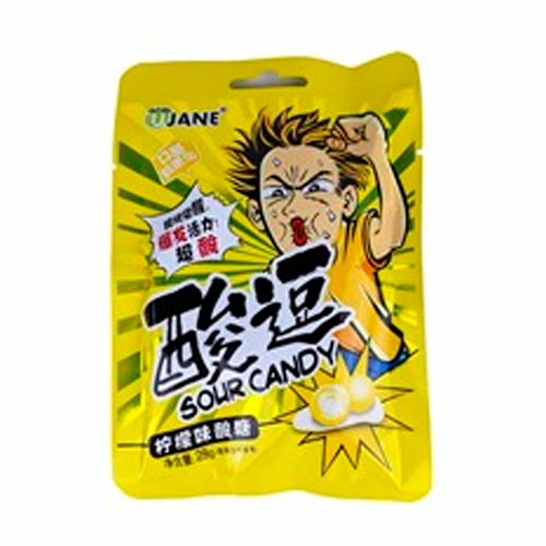 Конфеты кислые Jane лимон 28гр