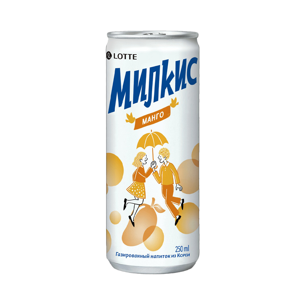Газ.напиток Lotte Milkis Mango   250мл