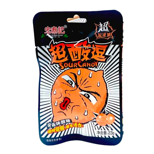 Конфеты Hong Tai Kee Super Sour Cola   23гр