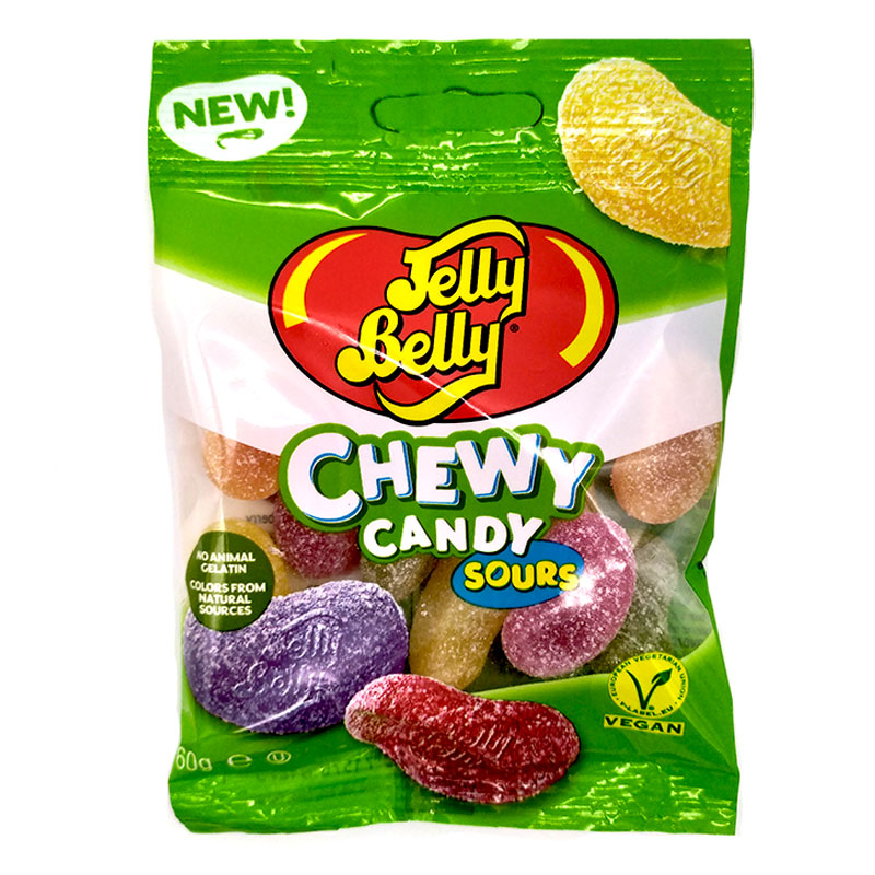 Жевательный мармелад Jelly Belly Chewy Candy Sours fruits 60гр